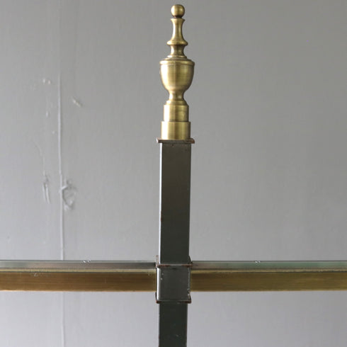 A37 T字ハンガーラック 伸縮 ウッド×アイアン 什器 高さ143㎝ 幅63㎝ 奥行34㎝