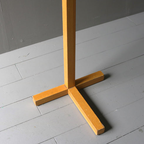 A42 L字ハンガーラック 伸縮 ウッド×アイアン 什器 高さ96㎝ 幅96㎝ 幅33㎝ 奥行40㎝