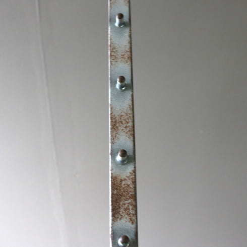 A42 L字ハンガーラック 伸縮 ウッド×アイアン 什器 高さ96㎝ 幅96㎝ 幅33㎝ 奥行40㎝