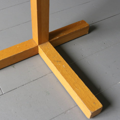 A44 L字ハンガーラック 伸縮 ウッド×アイアン 什器 高さ96㎝ 幅33㎝ 奥行40㎝