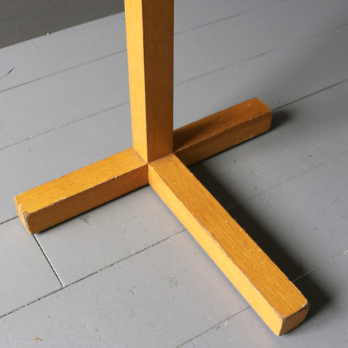 A45 L字ハンガーラック 伸縮 ウッド×アイアン 什器 高さ96㎝ 幅33㎝ 奥行40㎝