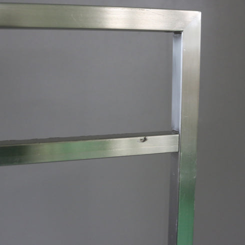 ハンガーラック 伸縮 金属製 什器 高さ125㎝ 幅95㎝ 奥行45㎝ 【配送ランクD】【A61】