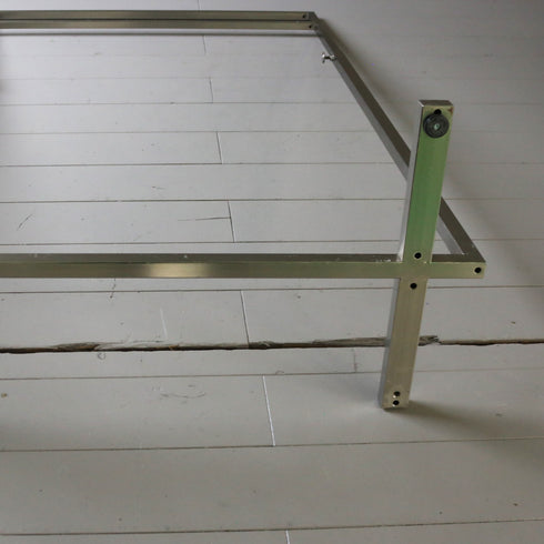 ハンガーラック 伸縮 金属製 什器 高さ125㎝ 幅95㎝ 奥行45㎝ 【配送ランクD】【A61】