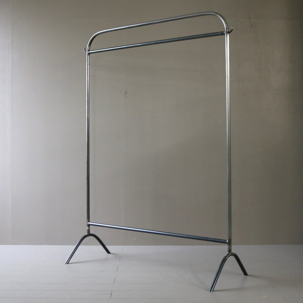 A65 黒ハンガーラック 金属製 什器 高さ160㎝ 幅120㎝ 奥行45㎝