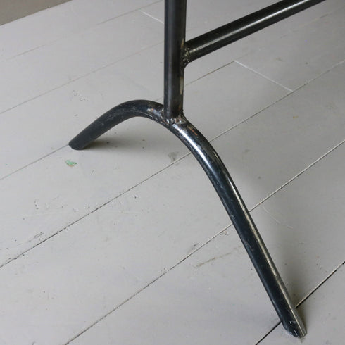黒ハンガーラック 金属製 什器 高さ160㎝ 幅120㎝ 奥行45㎝ 【配送ランクE】【A65】