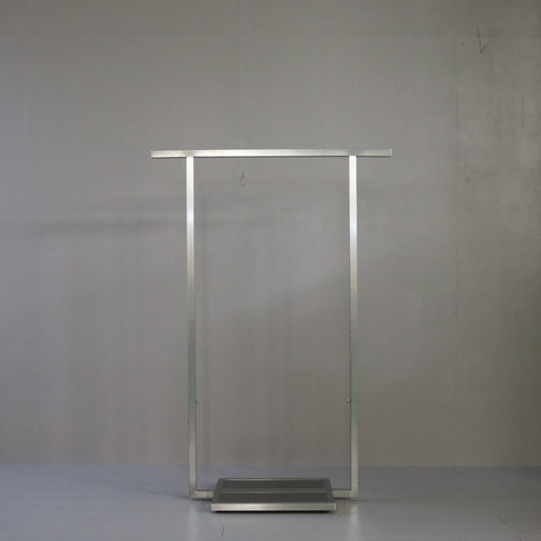 A76 T字ハンガーラック ウッド×アイアン 什器 高さ125 幅85㎝ 奥行42㎝