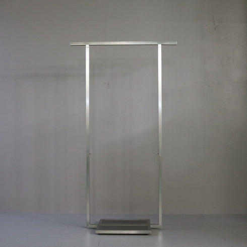 A76 T字ハンガーラック ウッド×アイアン 什器 高さ125 幅85㎝ 奥行42㎝