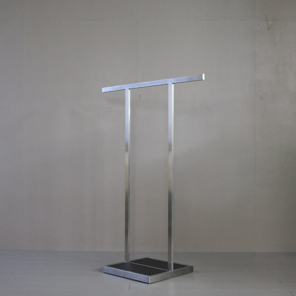 A77 T字ハンガーラック ウッド×アイアン 什器 高さ125㎝ 幅90㎝ 奥行42㎝