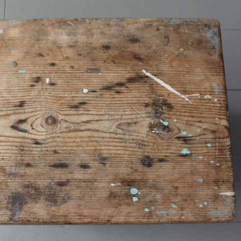 C86 ストレージスツール 木製 イギリス輸入家具 高さ36㎝ 幅38㎝ 奥行27㎝