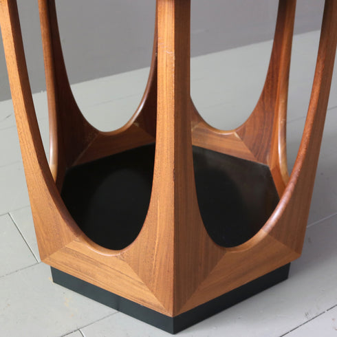 C89 G-PLAN ヘキサゴナルコーヒーテーブル 木製 イギリス輸入家具 高さ47㎝ 幅45㎝ 奥行41㎝