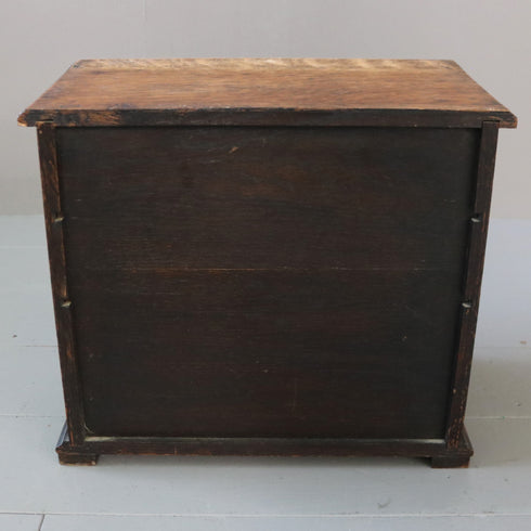 C99 アンティーク ミニキャビネット(観音開き&フラップ扉付き)