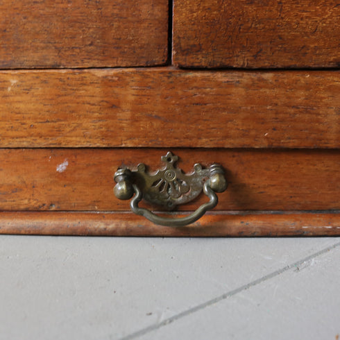 C104 アンティーク レターボックス(鍵付きキャビネット)