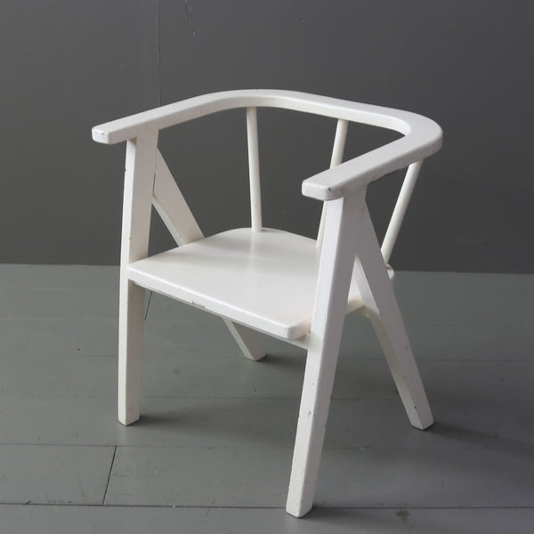 C113 アンティーク キッズチェア