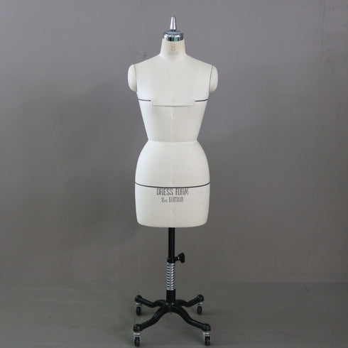 B125トルソ キャスター付き 什器 高さ137㎝ 幅37㎝ 奥行33㎝