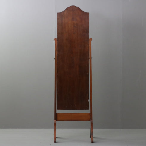 D163 アンティーク スタンドミラー