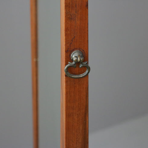 D163 アンティーク スタンドミラー