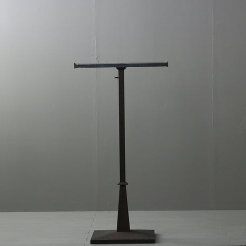 A166 T字ハンガーラック ウッド×アイアン 什器 高さ114㎝ 幅60㎝ 奥行40㎝