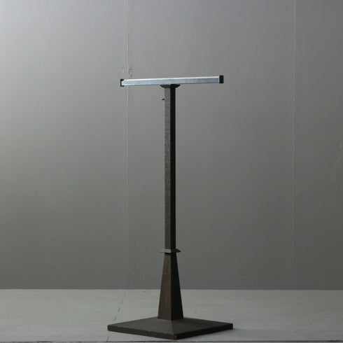 A166 T字ハンガーラック ウッド×アイアン 什器 高さ114㎝ 幅60㎝ 奥行40㎝