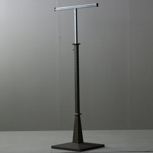 A166 T字ハンガーラック ウッド×アイアン 什器 高さ114㎝ 幅60㎝ 奥行40㎝