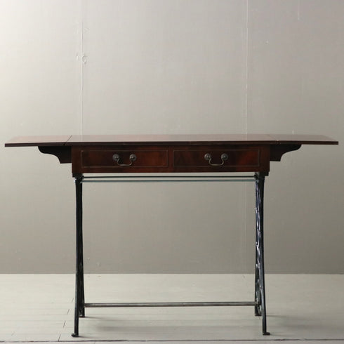 C171 アンティーク ドロップリーフテーブル リメイク展示台