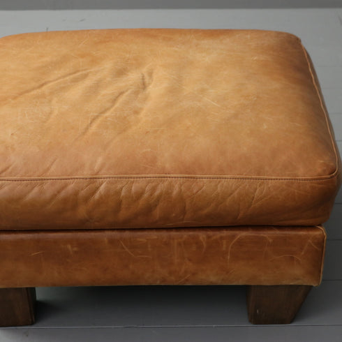 C175 オットマン ソファ レザー 高さ38㎝ 幅75㎝ 奥行64㎝