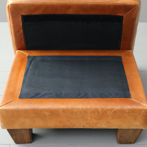 C175 オットマン ソファ レザー 高さ38㎝ 幅75㎝ 奥行64㎝