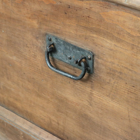 C180 ブランケットボックス 木製 イギリス輸入家具 高さ43㎝ 幅102㎝ 奥行52㎝