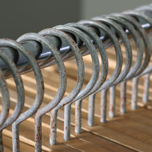 E194 ボトムハンガー 木製 サビ 55本 H20/W33/D3