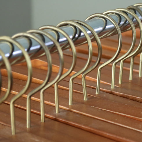 E195 ボトムハンガー 木製 100本 H19/W33/D3