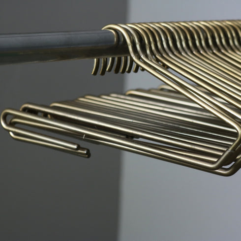 E223 スラックスハンガー 金属製 75本 H12/W30/D0.5