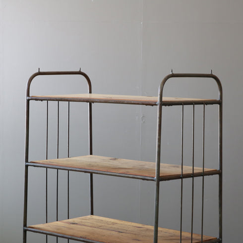 オープンシェルフ 『JOURNAL STANDARD FURNITURE』 ウッド×アイアン 高さ153㎝ 幅80㎝ 奥行き56㎝ 【配送ランクD】【C954】