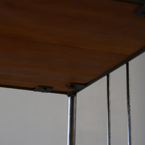 オープンシェルフ 『JOURNAL STANDARD FURNITURE』 ウッド×アイアン 高さ153㎝ 幅80㎝ 奥行き56㎝ 【配送ランクD】【C954】