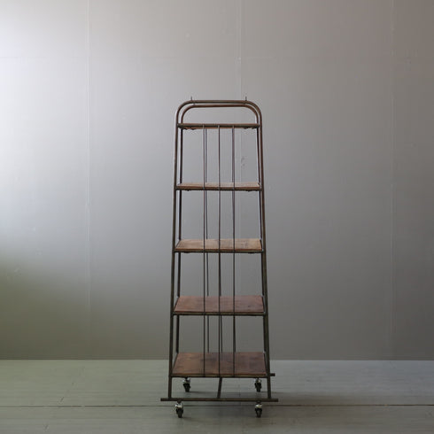 オープンシェルフ 『JOURNAL STANDARD FURNITURE』 ウッド×アイアン 高さ153㎝ 幅80㎝ 奥行き56㎝ 【配送ランクD】【C954】