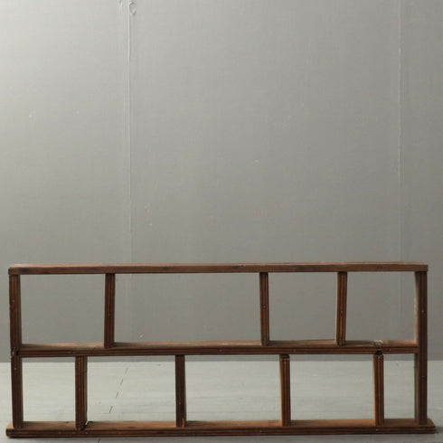 C227 ウォールシェルフ 木製 ヴィンテージ 高さ46㎝幅116㎝ 奥行14㎝