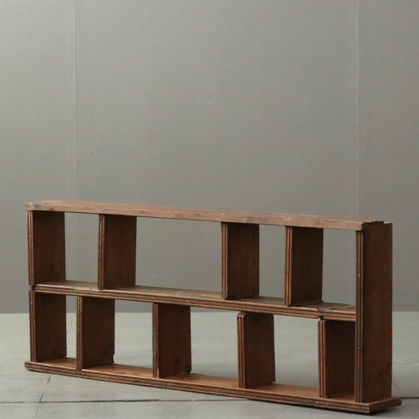 C227 ウォールシェルフ 木製 ヴィンテージ 高さ46㎝幅116㎝ 奥行14㎝