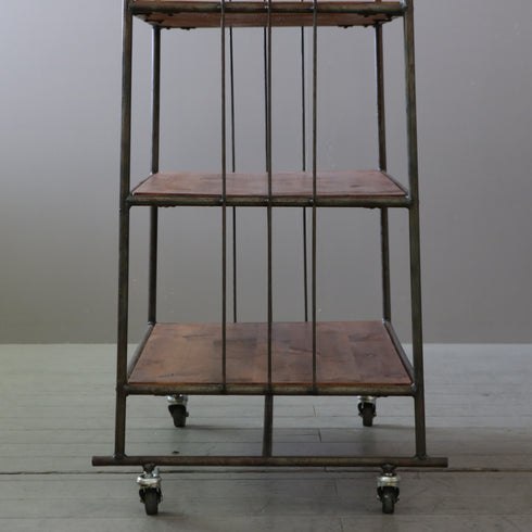 オープンシェルフ 『JOURNAL STANDARD FURNITURE』 ウッド×アイアン 高さ153㎝ 幅80㎝ 奥行き56㎝ 【配送ランクD】【C954】