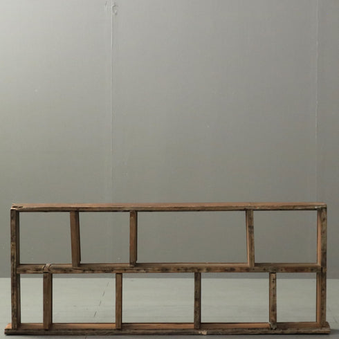 C227 ウォールシェルフ 木製 ヴィンテージ 高さ46㎝幅116㎝ 奥行14㎝