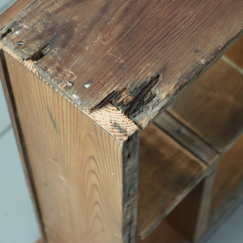 C227 ウォールシェルフ 木製 ヴィンテージ 高さ46㎝幅116㎝ 奥行14㎝