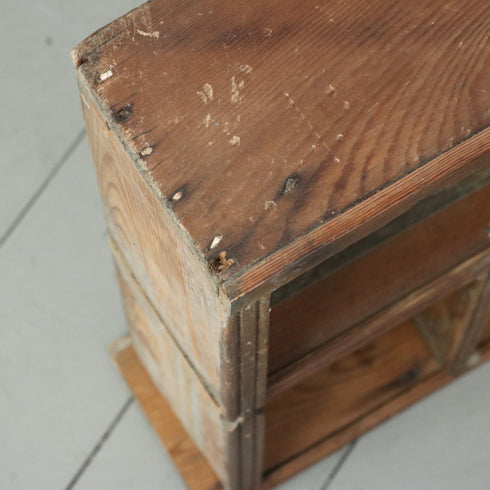 C227 ウォールシェルフ 木製 ヴィンテージ 高さ46㎝幅116㎝ 奥行14㎝