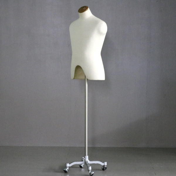 B229 トルソ 男性 什器 キャスター付き 高さ164㎝ 幅42㎝ 奥行31㎝