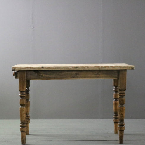 C247 ダイニングテーブル 引き出し付き 木製 イギリス輸入家具 高さ77㎝ 幅120㎝ 奥行74㎝