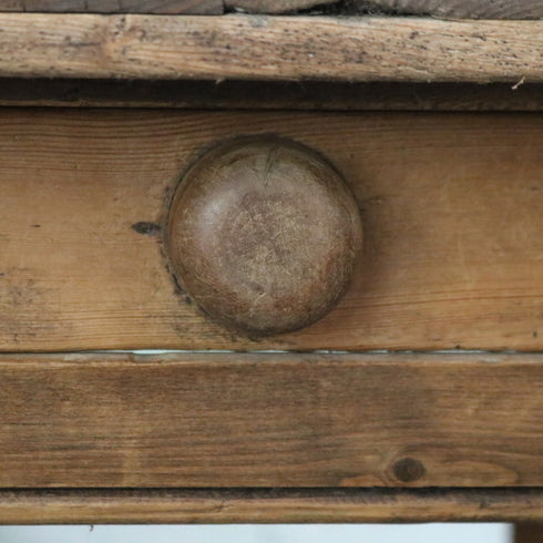 C247 ダイニングテーブル 引き出し付き 木製 イギリス輸入家具 高さ77㎝ 幅120㎝ 奥行74㎝