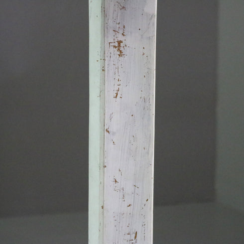 C250 白テーブル 展示台 木製 什器 高さ79㎝ 幅109㎝ 奥行き55㎝