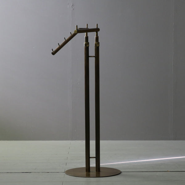 A254 2wayハンガーラック 伸縮 金属製 什器 最小高103㎝幅55㎝奥行39㎝