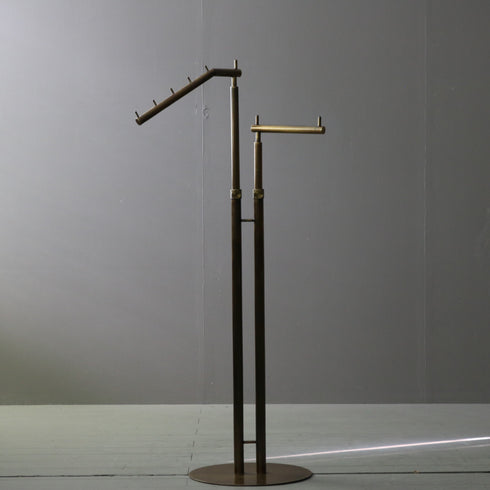 A254 2wayハンガーラック 伸縮 金属製 什器 最小高103㎝幅55㎝奥行39㎝