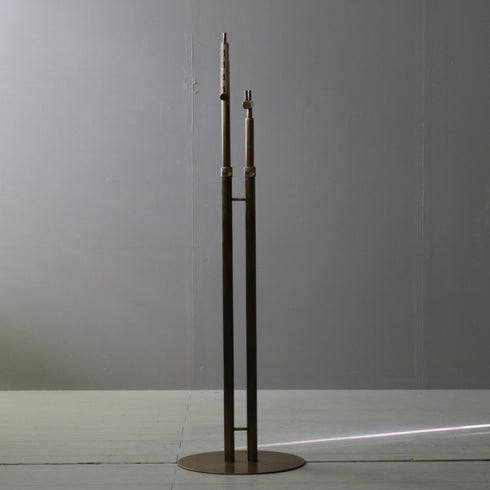 A254 2wayハンガーラック 伸縮 金属製 什器 最小高103㎝幅55㎝奥行39㎝