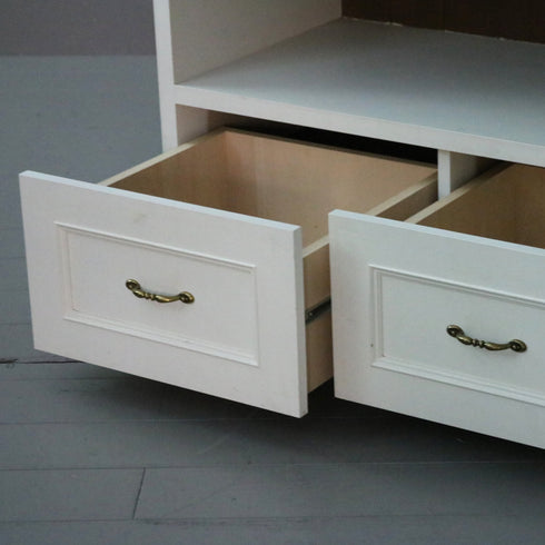 C264 引き出し付きシェルフ 木製 什器 高さ103㎝ 幅114㎝ 奥行き57㎝