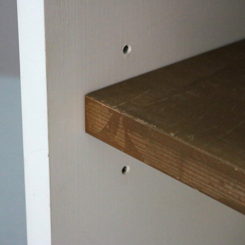 C264 引き出し付きシェルフ 木製 什器 高さ103㎝ 幅114㎝ 奥行き57㎝