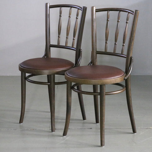 C268 「TON」ダイニングチェア 2脚SET 木製 高さ85㎝ 幅41㎝ 奥行き45㎝