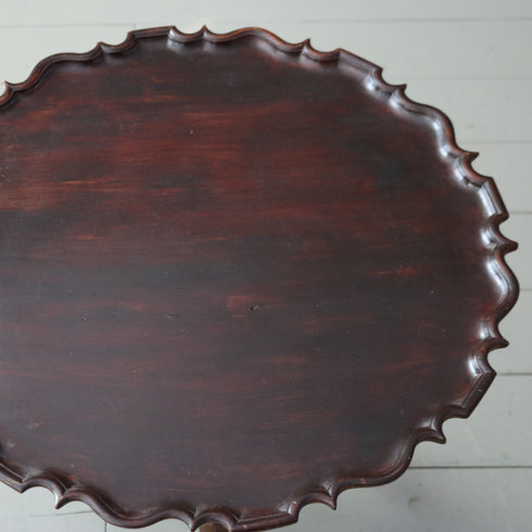 C269 折り畳み式サイドテーブル 木製 輸入家具 高さ55㎝ 幅60㎝ 奥行き60㎝